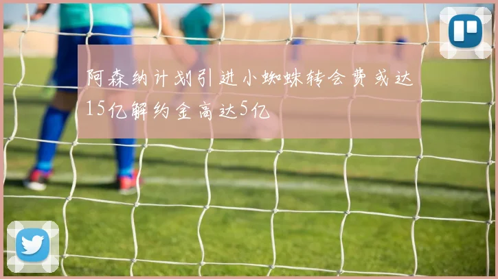 阿森纳计划引进小蜘蛛转会费或达15亿解约金高达5亿